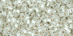 TOHO - Cube 1.5mm : Silver-Lined Crystal