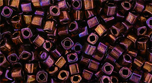 TOHO Cube 2mm : Higher-Metallic Amethyst