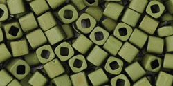 TOHO - Cube 3mm : Matte-Color Dk Olive