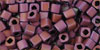 TOHO - Cube 3mm : Matte-Color Mauve Mocha