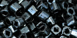 TOHO - Cube 3mm : Metallic Hematite
