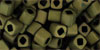 TOHO - Cube 4mm : Frosted Antique Bronze
