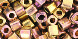 TOHO - Cube 4mm : Higher-Metallic Gypsy Gold
