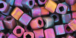 TOHO - Cube 4mm : Higher-Metallic Frosted Mardi Gras