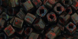 TOHO - Cube 4mm : HYBRID Pepper Red - Picasso