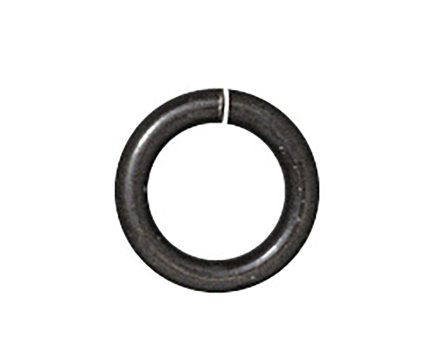 TierraCast : Jumpring - 5 mm Round 16 Gauge, Black-Plated