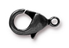 TierraCast : Lobster Clasp - 15 x 9 mm, Black-Plated