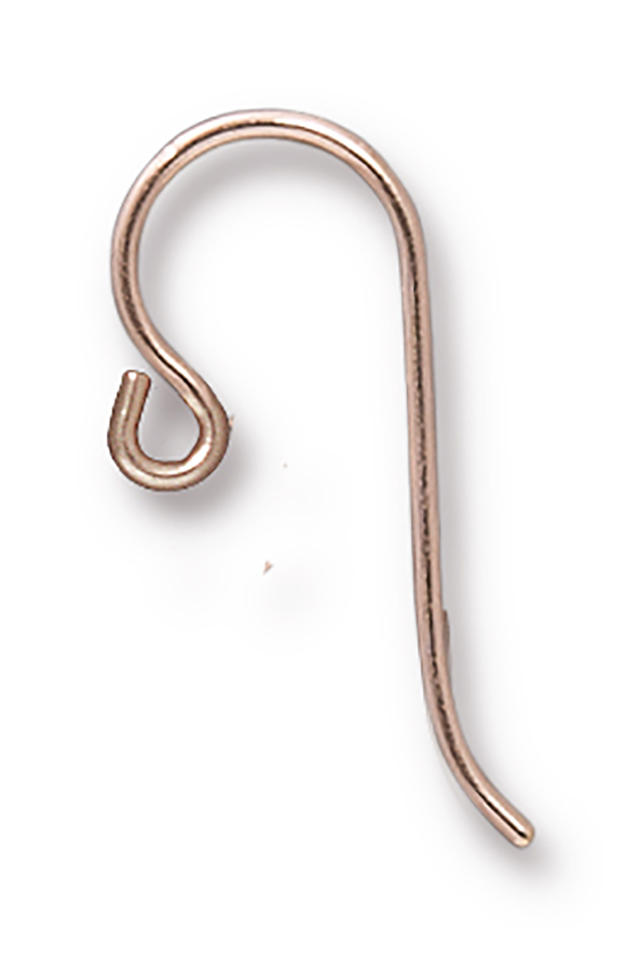 TierraCast : Earwire - 20g Small Loop .06, Rose Gold-Filled