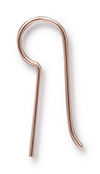 TierraCast : Earwire - 20g, Blank .53, Rose Gold-Filled