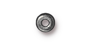 TierraCast : Heishi - 4mm Disk, Antique Pewter