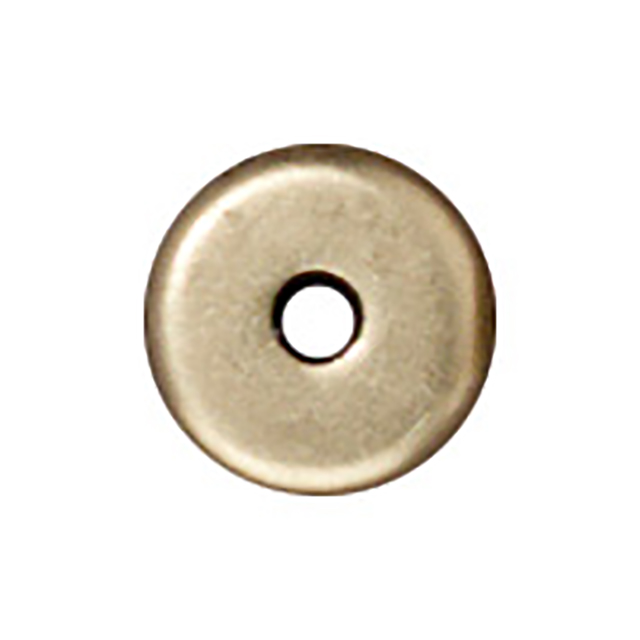 TierraCast : Heishi - 6 mm Disk, Brass Oxide