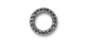 TierraCast : Link - 1/2" Ring, Antique Pewter