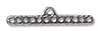 TierraCast : Link - 37 x 8mm, 2mm Loop, 1.5mm Hole, 12 Hole End Bar, Antique Pewter