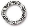 TierraCast : Link - Flora 5/8" Ring, Antique Pewter