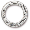 TierraCast : Link - Flora 3/4" Ring, Antique Pewter