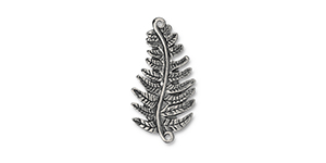 TierraCast : Link - Fern, Antique Pewter