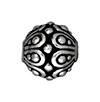 TierraCast : Bead - 7mm Casbah Round, Antique Silver