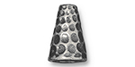 TierraCast : Cone - 13mm Hammertone, Antique Pewter