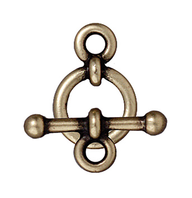 TierraCast : Clasp Set - 3/8" Anna's, Brass Oxide