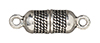 TierraCast : Magnetic Clasp Set - 5 mm Rope, Antique Silver