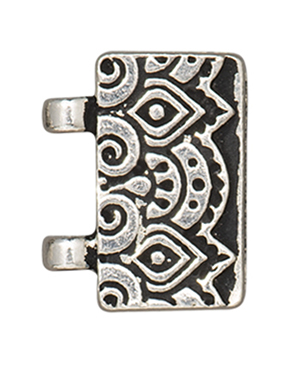 TierraCast : Magnetic Clasp Set - Temple, Antique Silver