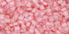 TOHO - Triangle 11/0 : Inside-Color Rainbow Soft Pink