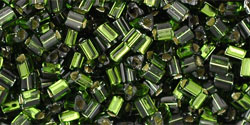 TOHO - Triangle 11/0 : Silver-Lined Olivine