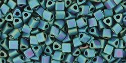 TOHO - Triangle 11/0 : Matte-Color Iris - Teal