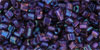 TOHO - Triangle 11/0 : Inside-Color Rainbow Rosaline/Opaque Purple-Lined