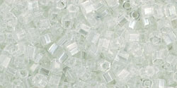 TOHO - Hexagon 11/0 : Transparent-Lustered Crystal