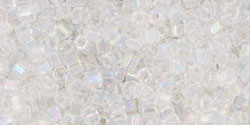TOHO - Hexagon 11/0 : Transparent-Rainbow Crystal