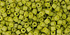 TOHO - Hexagon 11/0 : Opaque-Frosted Pea Green Soup