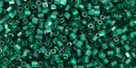 TOHO Hexagon 11/0 : Transparent Green Emerald