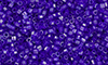 TOHO Hexagon 15/0 : Transparent-Rainbow Cobalt