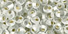 TOHO - Magatama 3mm : Silver-Lined Frosted Crystal