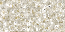 TOHO - Magatama 3mm : Silver-Lined Crystal