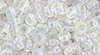 TOHO - Demi Round 6/0 4mm : Transparent-Rainbow Crystal