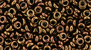 TOHO - Demi Round 8/0 3mm : Higher-Metallic Cinnamon Bronze