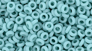 TOHO - Demi Round 8/0 3mm : Opaque-Frosted Turquoise