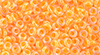 TOHO - Demi Round 8/0 3mm : Luminous Neon Tangerine