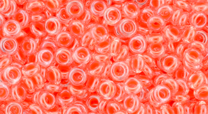 TOHO - Demi Round 8/0 3mm : Luminous Neon Salmon