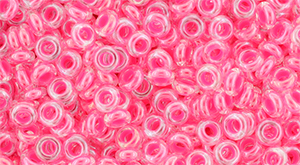 TOHO - Demi Round 8/0 3mm : Luminous Neon Pink