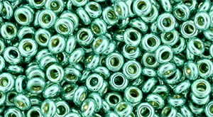 TOHO - Demi Round 8/0 3mm : PermaFinish - Galvanized Green Tea