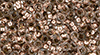 TOHO - Demi Round 8/0 3mm : PermaFinish - Copper-Lined Crystal