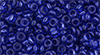 TOHO - Demi Round 8/0 3mm : HYBRID ColorTrends: Transparent - Lapis Blue
