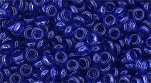 TOHO - Demi Round 8/0 3mm : HYBRID ColorTrends: Transparent - Lapis Blue