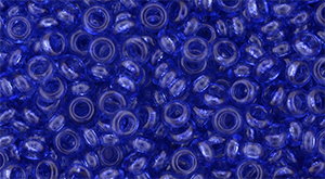 TOHO - Demi Round 8/0 3mm : HYBRID ColorTrends: Transparent - Snorkel Blue