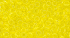 TOHO - Demi Round 8/0 3mm : HYBRID ColorTrends: Transparent - Buttercup