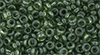 TOHO - Demi Round 8/0 3mm : HYBRID ColorTrends: Transparent - Green Flash