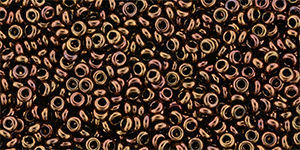 TOHO - Demi Round 11/0 2.2mm : Higher-Metallic Cinnamon Bronze